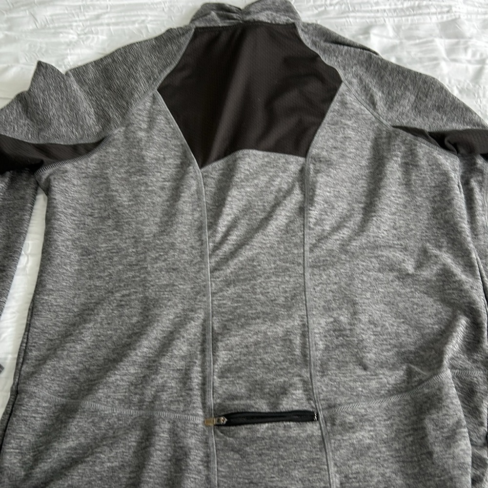 C9 CHAMPION Women’s Active Pullover Gray/Black Thumbholes 1/4 Zip Semi-Fitted XL - Picture 7 of 15